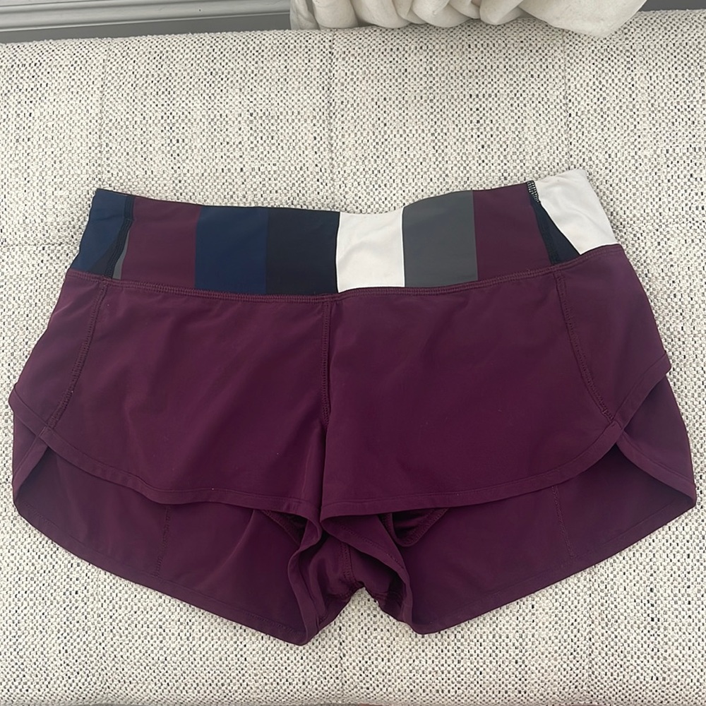Lululemon speed shorts